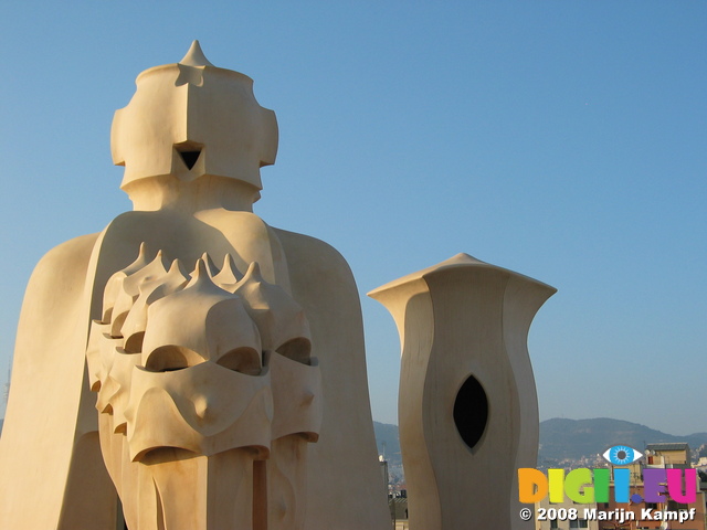 20949 Chimneys on La Pedrera